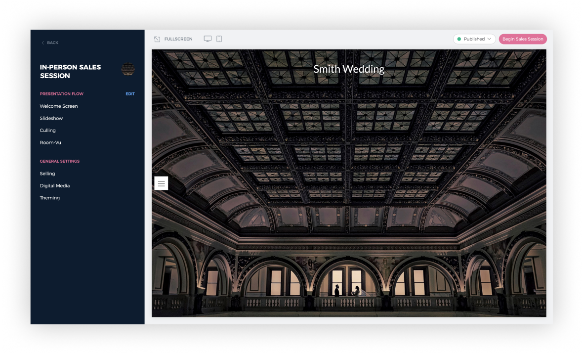 Welcome-Screen